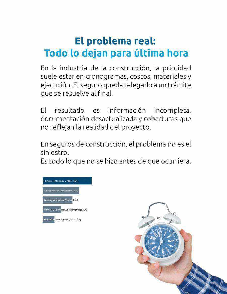 Guía práctica para prevenir rechazos de siniestros en construcción · página 3