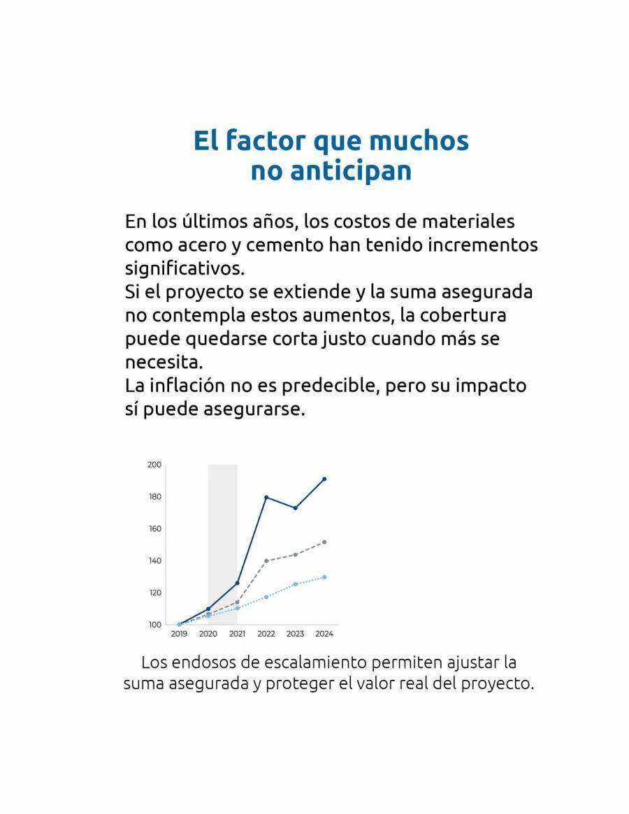 Guía práctica para prevenir rechazos de siniestros en construcción · página 8