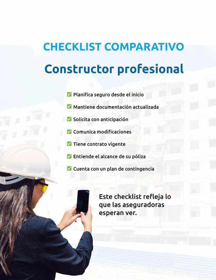 Guía práctica para prevenir rechazos de siniestros en construcción · página 11